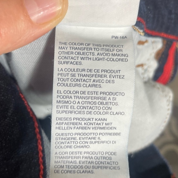 Tommy Hilfiger Jeans Men's 28/30 Dark Denim Jeans Blue - Picture 9 of 10